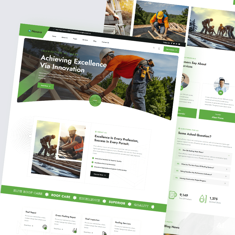 Roofing Website